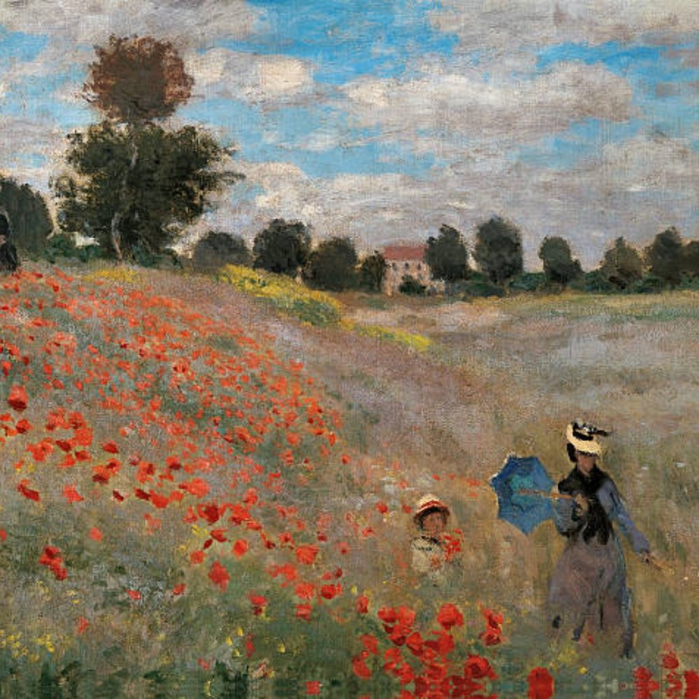 Monet, Field of Poppies poster